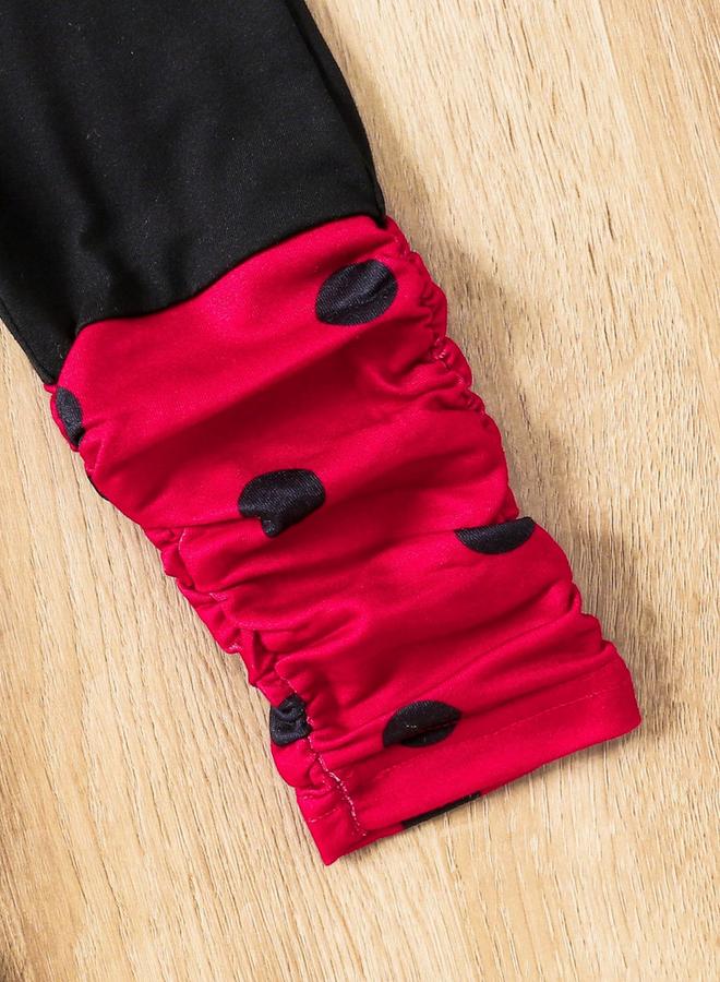 تايك تو طقم سويت شيرت مطبوع مع ليجنز مجعد وحقيبة كروس - Image 5