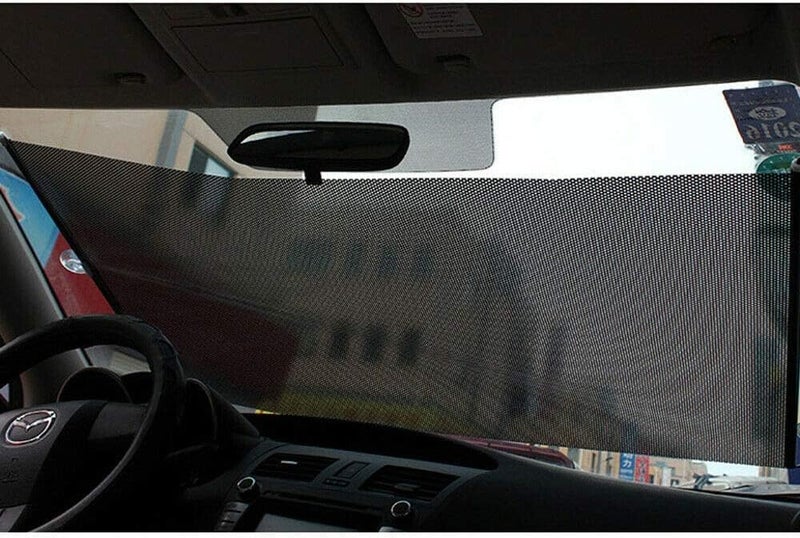 HERIOS Car Side Window Sun Shade | Retractable Car Roller Sunshade for Kids | Baby Car Window Shades for UV and Sun Glare Protection Baby Car Travel Accessories | (42 * 140CM) - Image 1