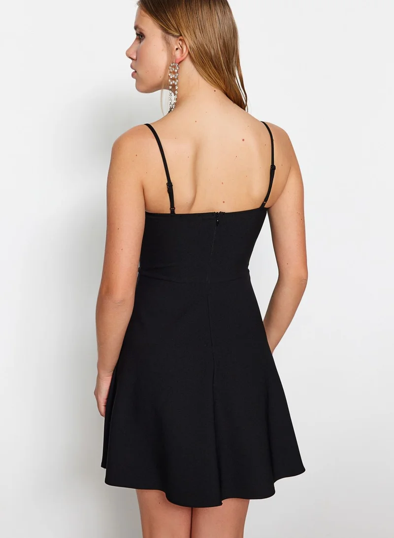trendyol Strappy Detail Tiered Dress