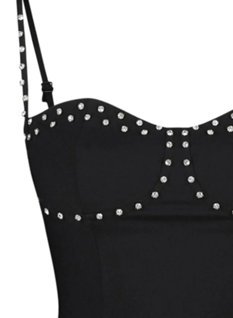 trendyol Strappy Detail Tiered Dress