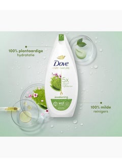 Unilever Dove Care By Nature Awakening Shower Gel Body Wash With Green Tea And Flowers Extract Natural Origin Ingredients Clean Soften Hydrate Skin Plantbased Moisturizers 400Ml (13.5 Fl Oz)  - Image 3
