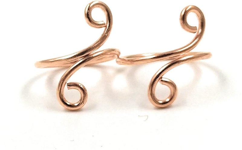 SHINDE EXPORTS Designing Pure Copper magnetic ring for men and women 8mm - Image 4