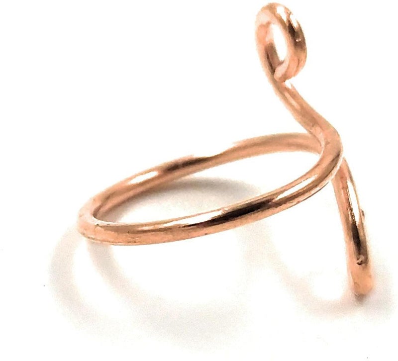 SHINDE EXPORTS Designing Pure Copper magnetic ring for men and women 8mm - Image 3
