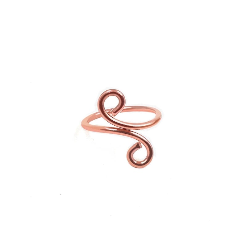 SHINDE EXPORTS Designing Pure Copper magnetic ring for men and women 8mm - Image 1