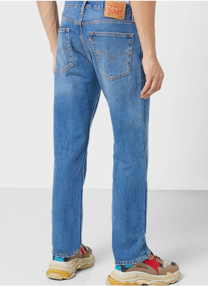 Levi's - Mid Wash Straight Fit Jeans - Image 1