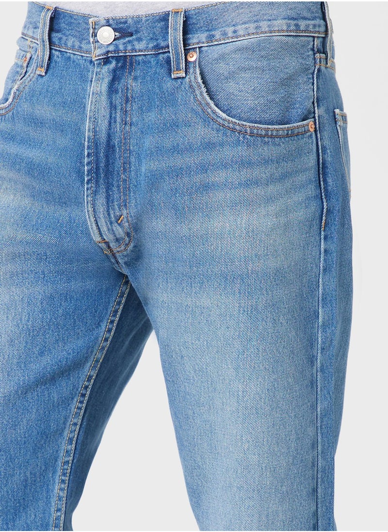 Levi's - Mid Wash Straight Fit Jeans - Image 1