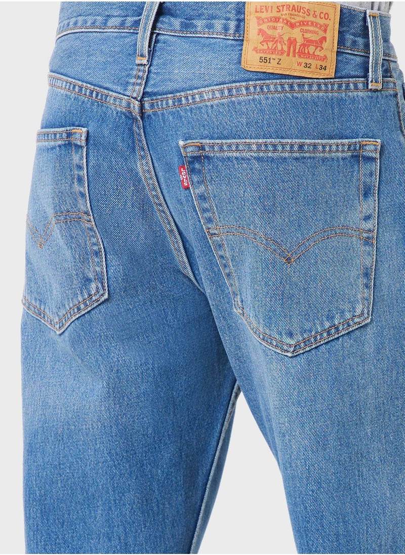 Levi's - Mid Wash Straight Fit Jeans - Image 1