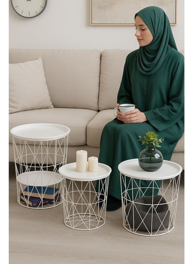 A set of versatile side coffee tables - Image 2