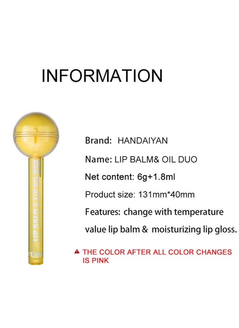 Handaiyan 2 IN 1 Lip Balm And Lip Oil Duo  - Image 3