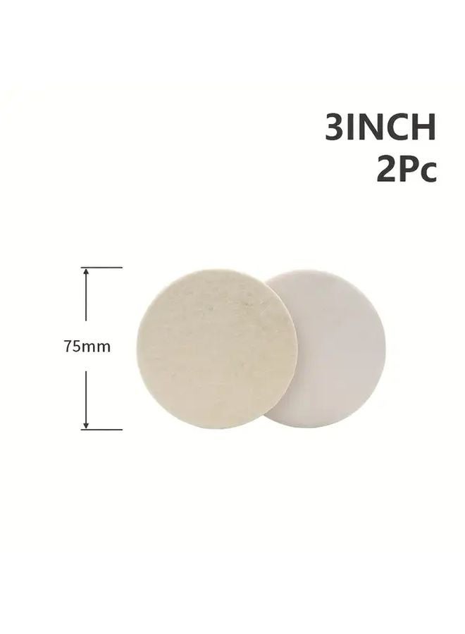7 Inch Wool Felt Polishing Pads For Glass Stainless Steel Marble Angle Grinder Durable - Image 4