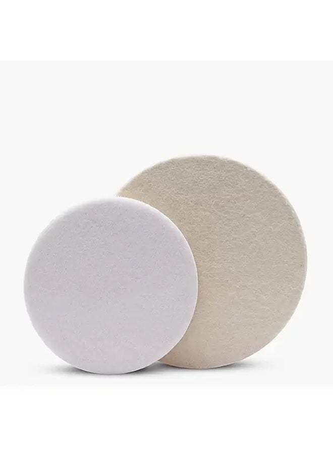 7 Inch Wool Felt Polishing Pads For Glass Stainless Steel Marble Angle Grinder Durable - Image 3