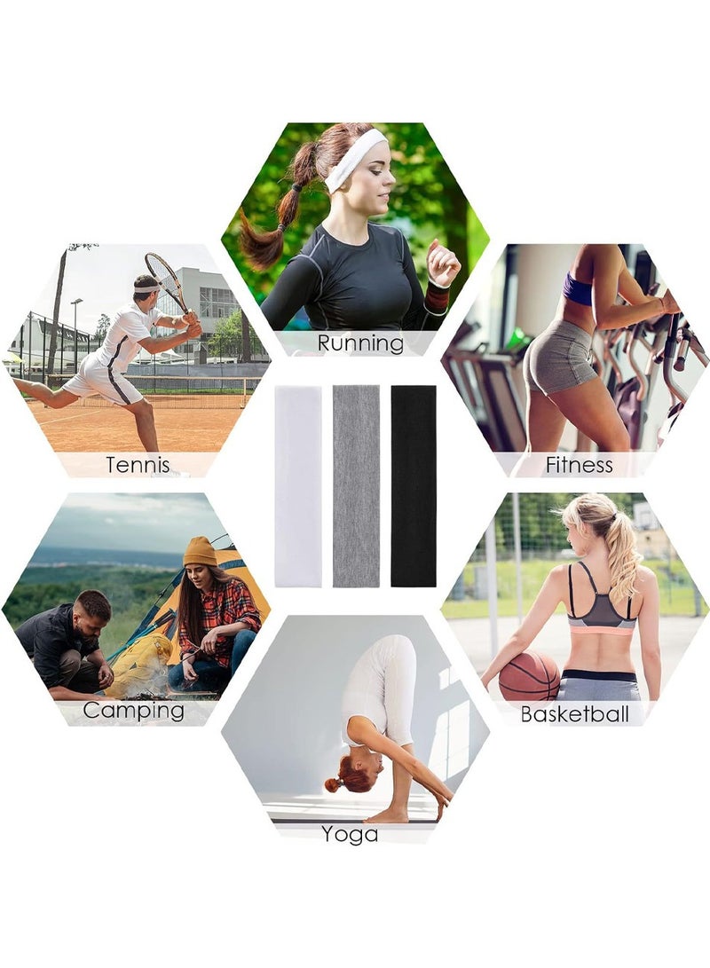 8 Piece Set of Non Slip Fashion Sports Headbands, Suitable for Running Yoga Daily Workout, Gym, Outdoor Activities, Unisex & Unisex - Image 2