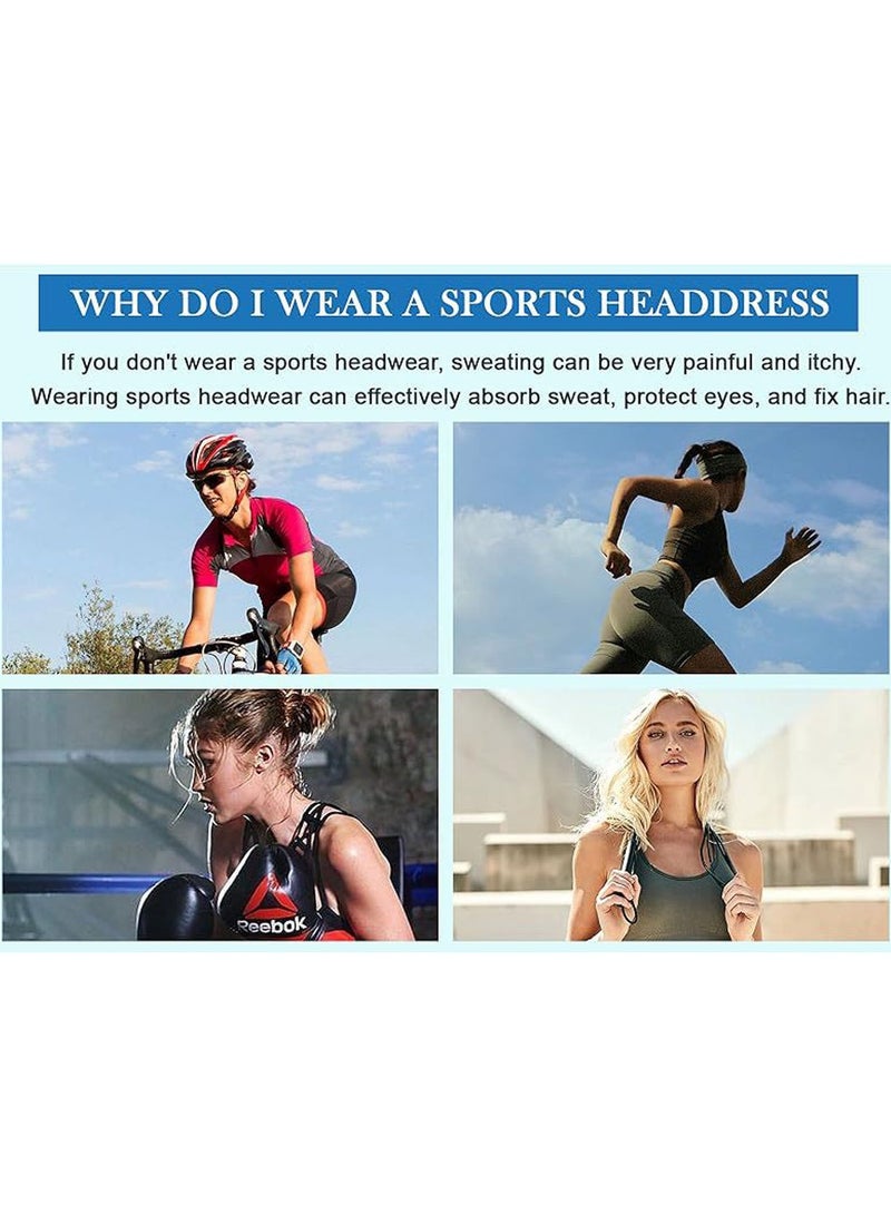 8 Piece Set of Non Slip Fashion Sports Headbands, Suitable for Running Yoga Daily Workout, Gym, Outdoor Activities, Unisex & Unisex - Image 4