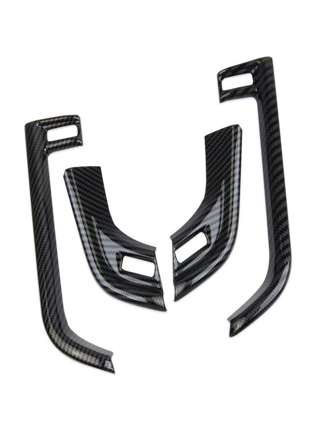 crosselec غطاء فتحات تهوية جانبية للوحة القيادة من ألياف الكربون من كروسليك لسيارة جيب جراند شيروكي L موديل 2021-2022، لسيارة جراند شيروكي 2022 - Image 3