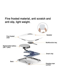 SYOSI SYOSI Anti Lost Smart Bluetooth Tracker, 4 Pack Key Finders, Bluetooth Item Locator, Anti-Lost Bidirectional Alarm Reminder, Smart Tracker Tag, Alarm Reminder for Key, Wallet, Remote, Luggage  - Image 3