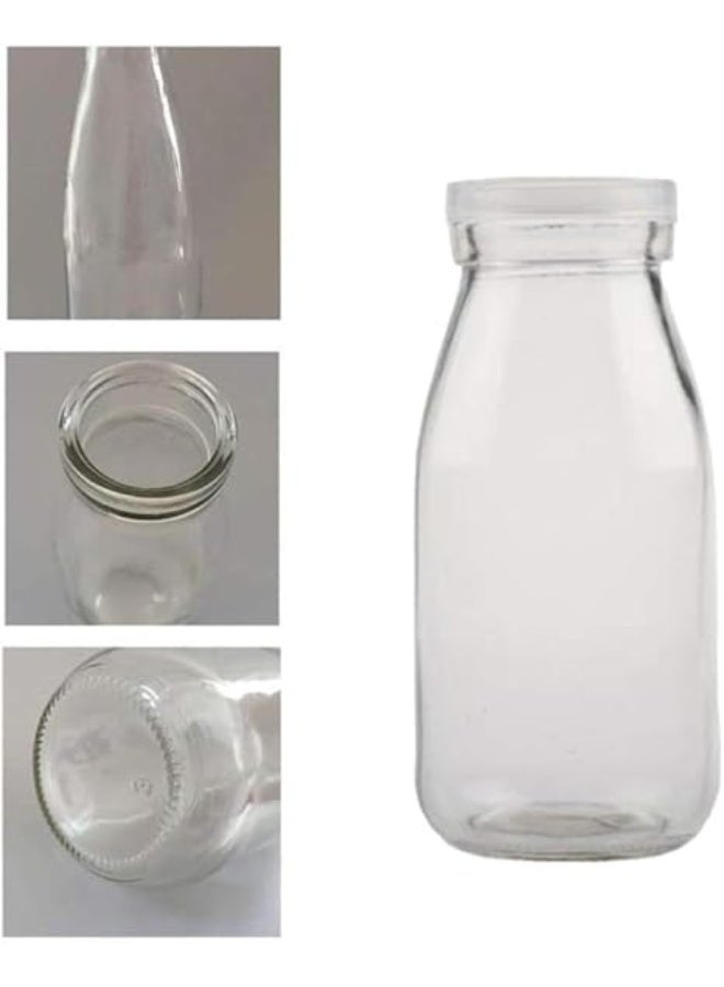 الأقصر 12- قطع 200 مل زجاجات عصير بلاستيك PLASTIC JUICE BOTTLES شفافة CLEAR REUSABLE DRINK CONTAINERS مانعة للتسرب Leak Proof زجاجات حليب MILK BOTTLES خالية BPA FREE زجاجات سموذي وماء SMOOTHIE WATER BOTTLES حاويات تخزين مشروبات BEVERAGE STORAGE CONTAINERS زجاجات سفر صغيرة Mini TRAVEL BOTTLES للعصير كومبوتشا ديتوكس Cold Press Juice Bottles - Image 5