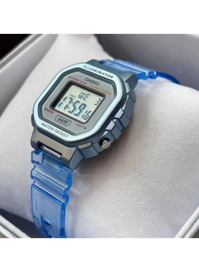 كاسيو ساعة كاسيو النسائية - LA-20WHS-2ADF، ميناء شفاف، سوار أزرق - Image 2