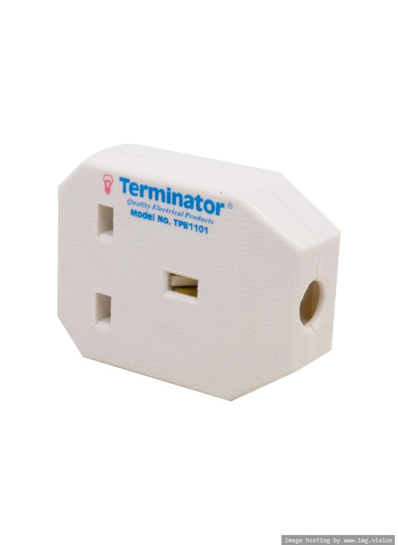 Terminator - Terminator 1 Way UK Power Extension Socket Without Cable - Image 1