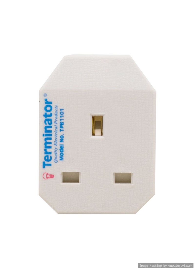 Terminator - Terminator 1 Way UK Power Extension Socket Without Cable - Image 1