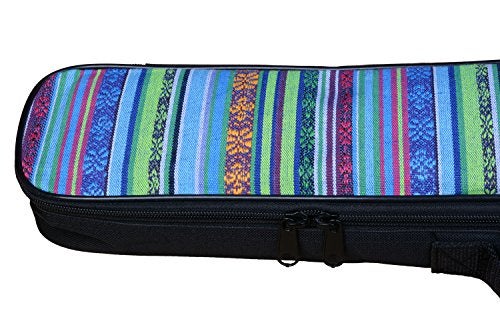 HOT SEAL 10MM Sponge Padding Waterproof Durable Colorful Conventional Ukulele Case Bag with Storage (23/24 Inch, Bohemia No.2) - Image 4