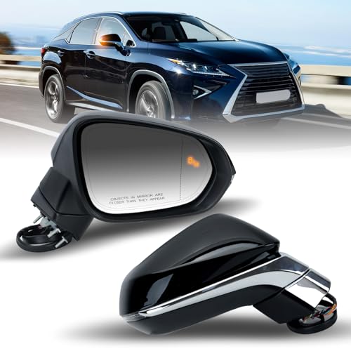 MOFOAP Right Passenger Side Mirror For 20162022 Lexus RX350 20182022 RX350L RX450h RX451hL Mirrors with Blind Spot IndicatorHeatedMemoryTurn Signal IndicatorAuto Foldingwithout Camera - Image 1