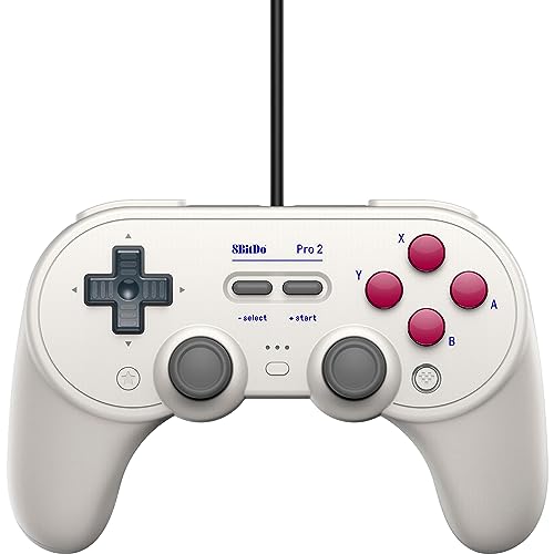 8BitDo Pro 2 Wired Controller for Switch, Windows, Steam Deck & Raspberry Pi (G Glassic Edition) - Image 1