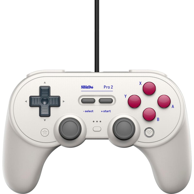 8BitDo Pro 2 Wired Controller for Switch, Windows, Steam Deck & Raspberry Pi (G Glassic Edition) - Image 5