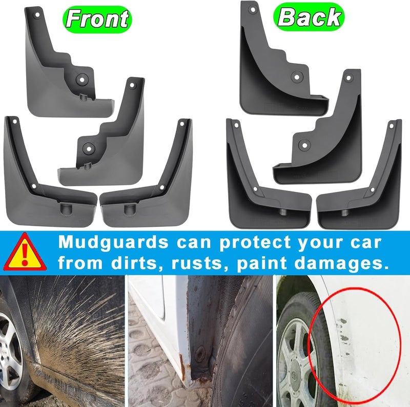 Wivplex 4x Car Mudguards for Ssangyong Korando C300 - Image 4