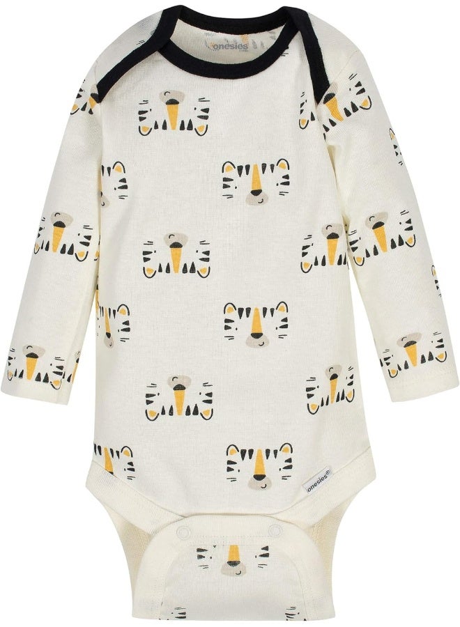 Onesies Brand Onesies Brand Baby Boys 6-Pack Long Sleeve Bodysuits Baby and Toddler T-Shirt Set  - Image 5