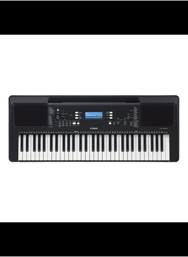 YAMAHA - PSR-E383 61-Key Portable Keyboard Black - Image 1