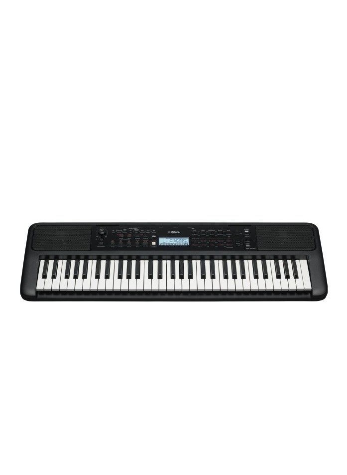 YAMAHA - PSR-E383 61-Key Portable Keyboard Black - Image 1