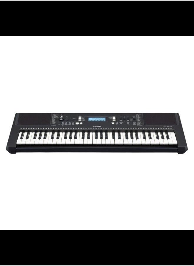 YAMAHA - PSR-E383 61-Key Portable Keyboard Black - Image 1