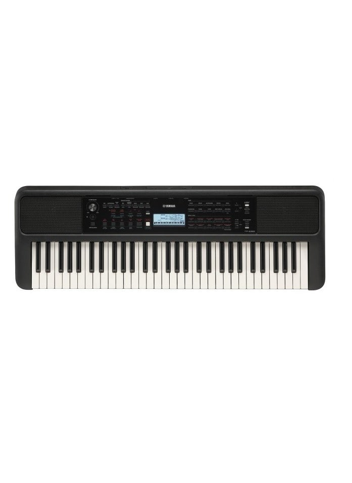 YAMAHA - PSR-E383 61-Key Portable Keyboard Black - Image 1