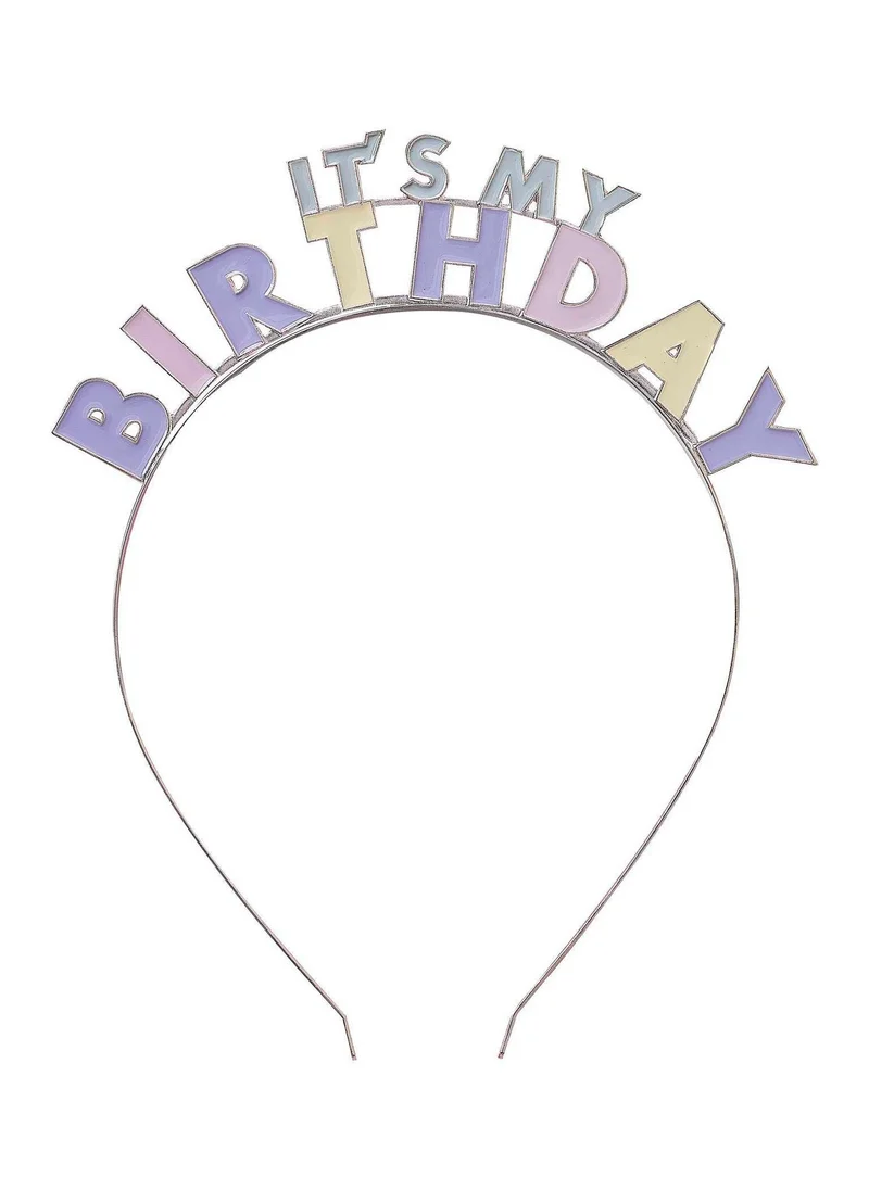 Ginger Ray It's My Birthday Metal Headband