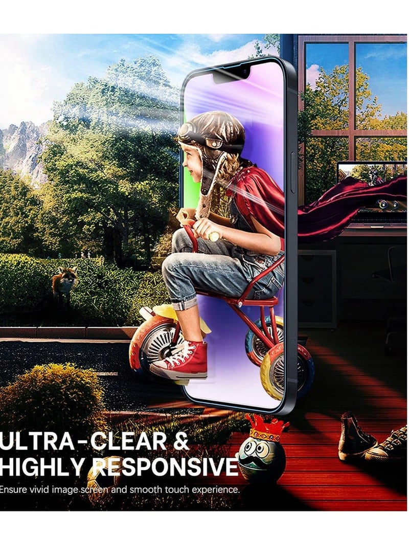 Raxoom "3-Pack Tempered Glass Screen Protectors for iPhone 14 Plus/13 Pro Max â€“ Anti-Scratch, Anti-Fingerprint, Ultra Transparent, 9H Hardness Film (6.7")" - Image 2