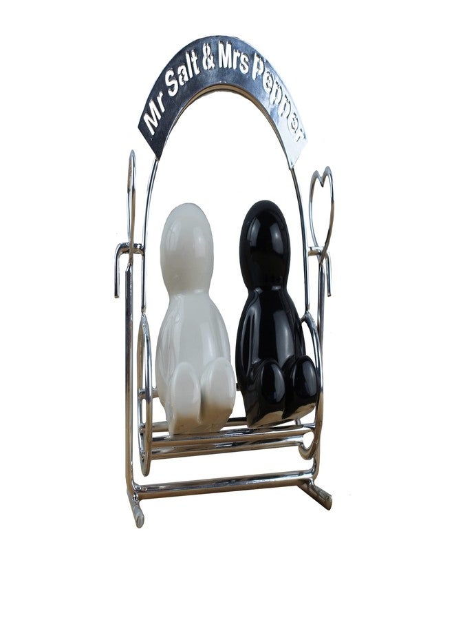Winkee - Mr. Salt & Mrs. Pepper | The Adorable Spice Shaker Couple on a Hollywood Swing | Salt and Pepper Shaker Duo | Kitchen Decor - Image 1