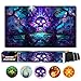 Katomula MTG Playmat TCG Card Game mat Stitched Edge NonSlip Rubber Bottom 24 x 14 inch Swamp - Image 2