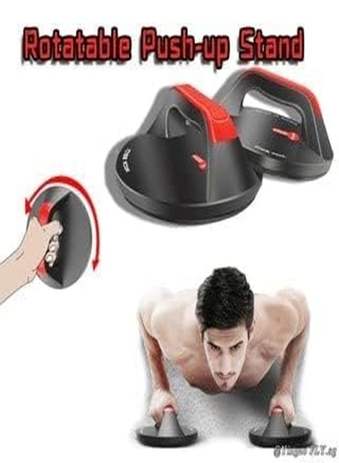 ATOOZED 360 Rotatable Push up Round Bars For Men Women Body Building Fitness Training Gym Workout Exercise, shoulder exercise equipment, Strong Grip Handle Gym And Home Exercise - Image 2