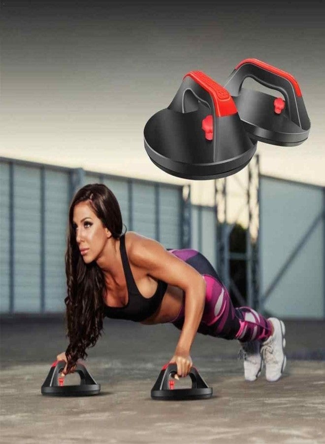 ATOOZED 360 Rotatable Push up Round Bars For Men Women Body Building Fitness Training Gym Workout Exercise, shoulder exercise equipment, Strong Grip Handle Gym And Home Exercise - Image 1