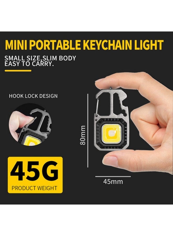 Care4 مصباح LED COB صغير مع حلقة مفاتيح بسطوع 800 لومن مع 3 أوضاع إضاءة محمولة مثالية للتخييم وصيد السمك والانقطاع الكهربائي - Image 5