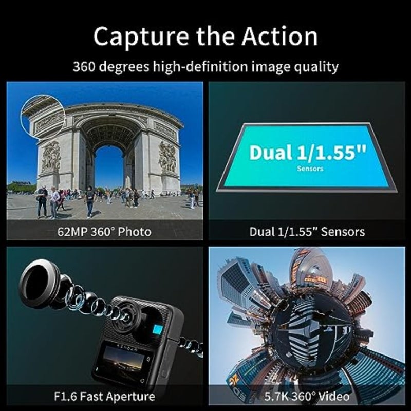 Qoocam 3 Superior Panoramic Action Camera - Image 3