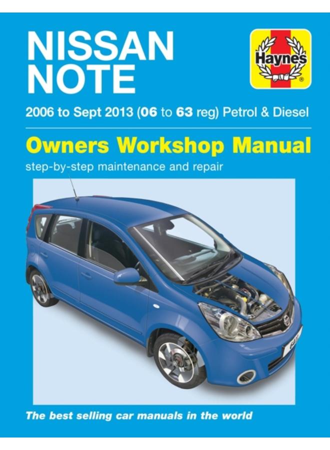 Nissan Note petrol & diesel ('06-Sept '13) 06 to 63