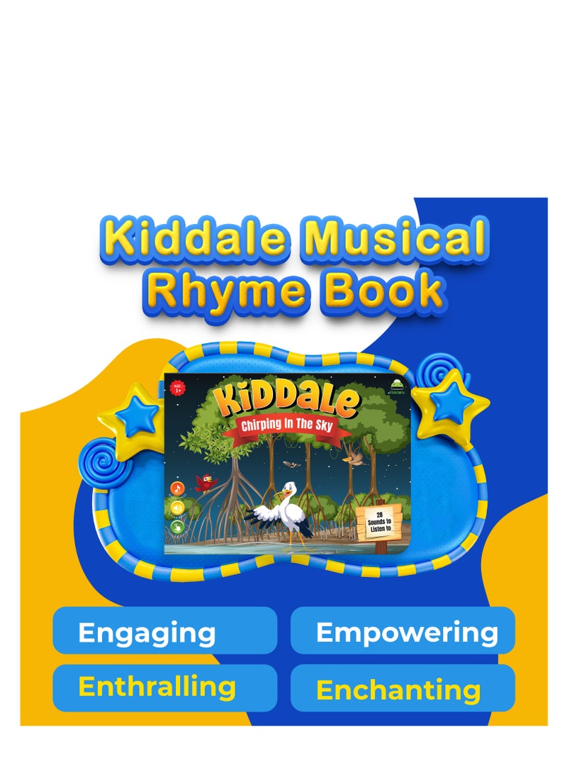 Kiddale Birds Rhyme Musical Sound Book for Children Aged 1 and Up  - Image 2
