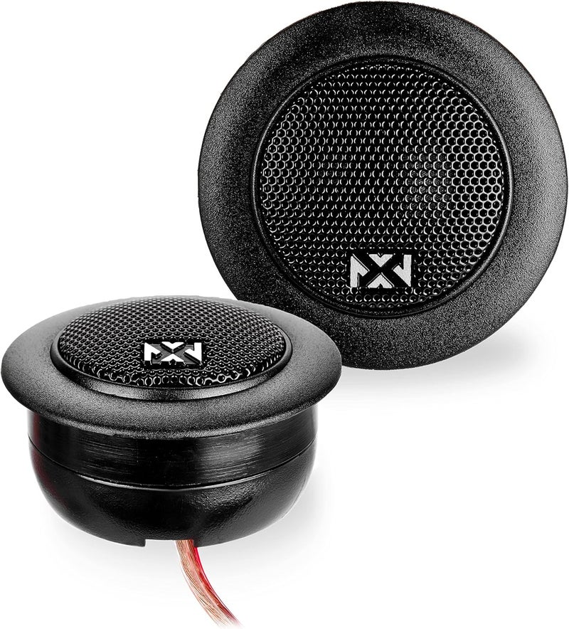 NVX 1 Inch Car Audio Tweeters VSPTW - High-Performance Silk Dome Speakers - Image 1