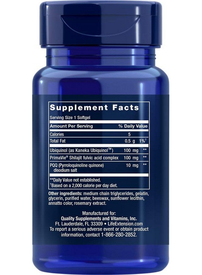 لايف إكستنشن Life Extension Super Ubiquinol CoQ10 مع PQQ، 30 كبسولة هلامية. عبوة من زجاجتين - Image 2