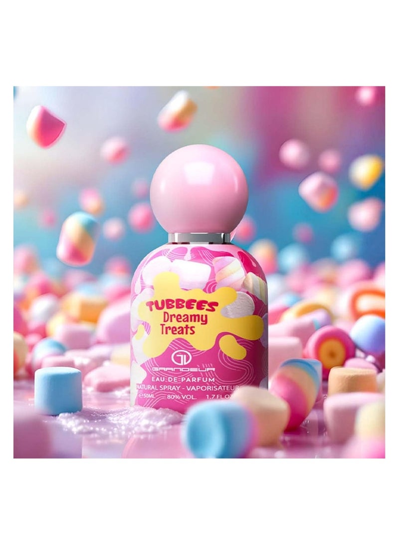جراندور عطر جراندور توبيز ٥٠ مل - دريمي تريتس، ​​عطر مستوحى من نكهات الذواقة، مناسب للأطفال، للجنسين - Image 2