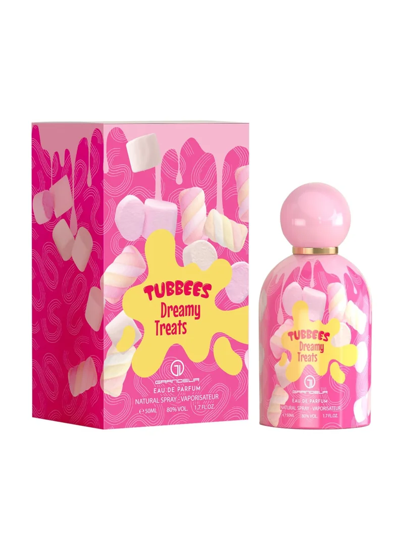Grandeur  Grandeur Tubbees Perfume 50ML - DREAMY TREATS  Unisex Kid-Friendly Gourmand-Inspired Fragrance  | Best Price UAE