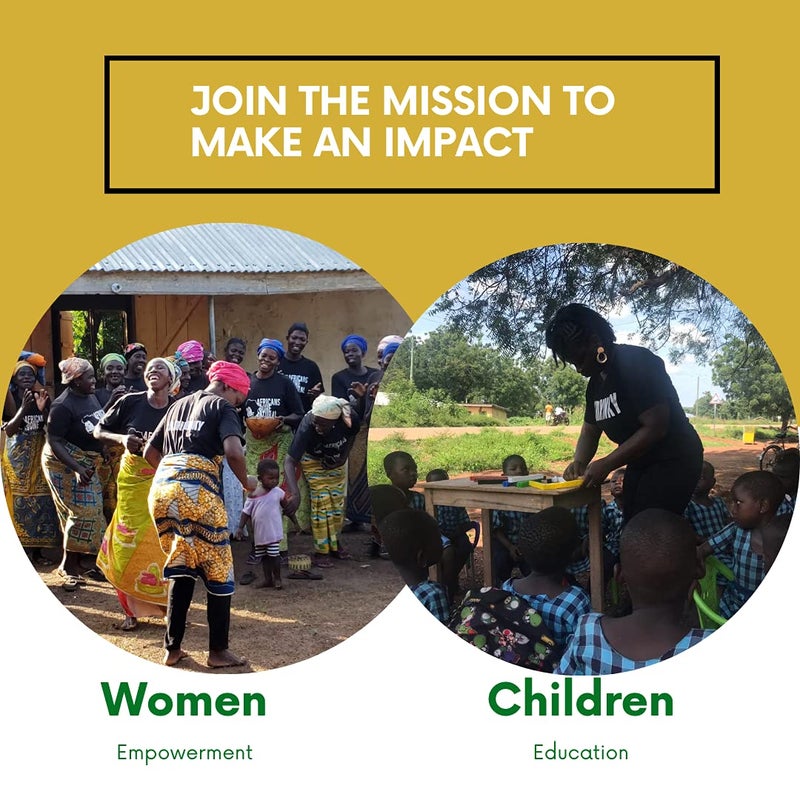 Afrikinky Premium Quality Authentic African Black Soap - Bulk 1lb Raw Organic Soap for Acne, Dry Skin, Rashes, Burns, Scar Removal, Face & Body Wash, 100% Natural Beauty Bar From Ghana Fair Trade - Image 5