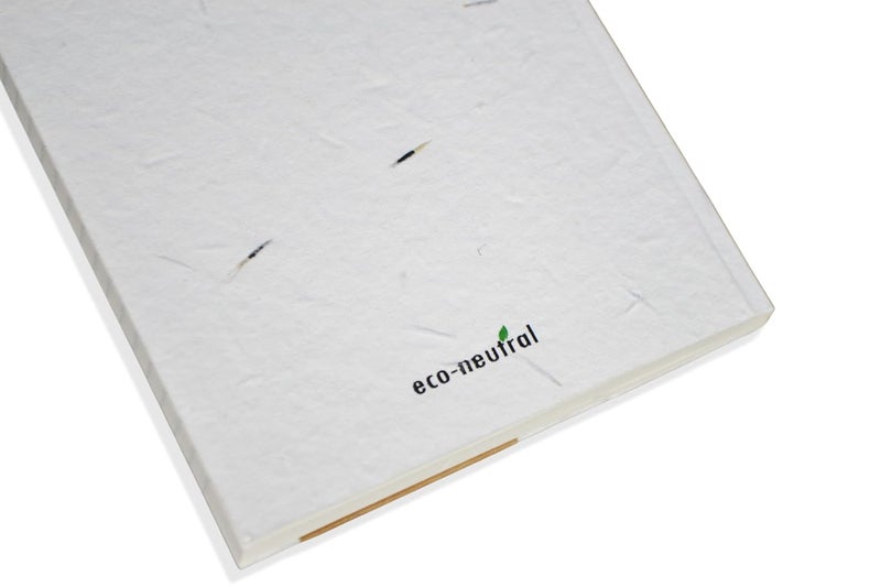 Eco-neutral A5 Soft Cover Handmade Seed Paper Notebook - Image 5