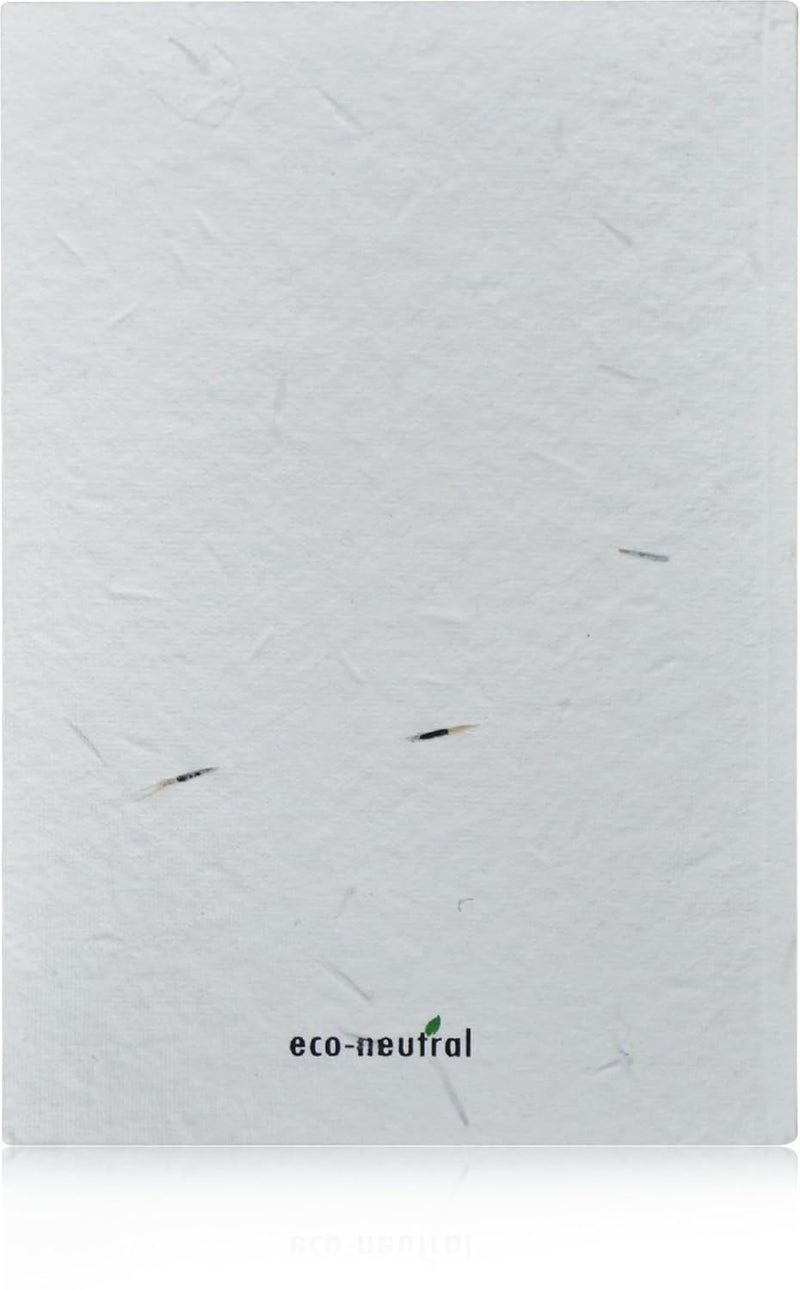 Eco-neutral A5 Soft Cover Handmade Seed Paper Notebook - Image 3
